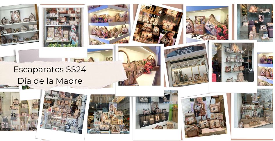 Escaparates bolsos día de la Madre